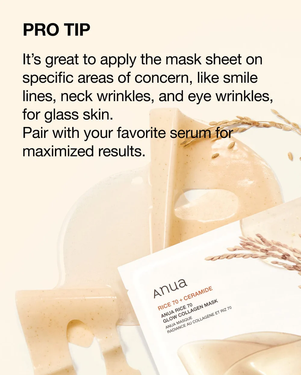 ANUA-Rice-70-Glow-Collagen-Mask